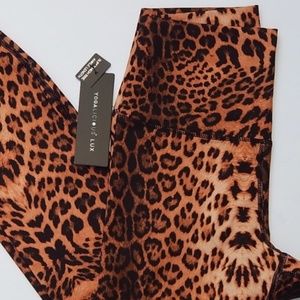 YOGALICIOUS LUX LEOPARD HI RISE LEGGINGS SZ S NEW